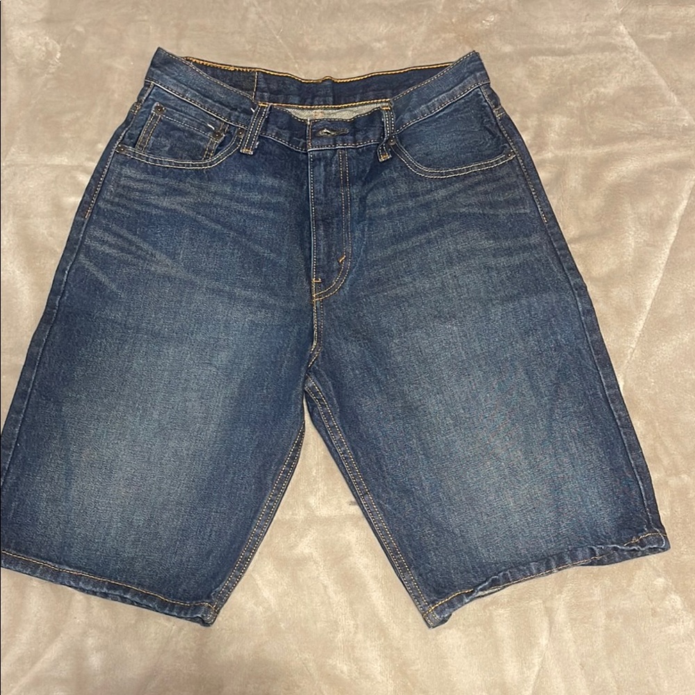 Men's Blue Denim Shorts